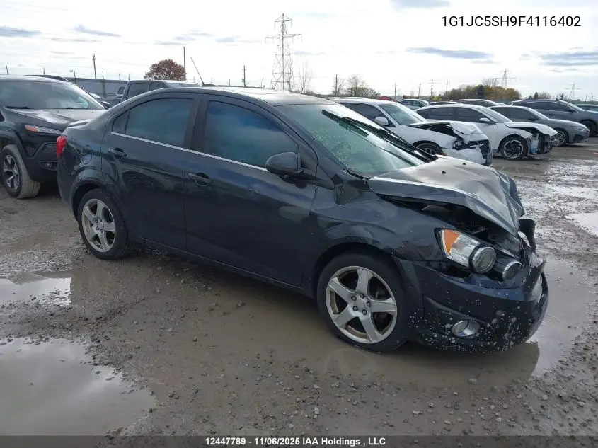 1G1JC5SH9F4116402 2015 Chevrolet Sonic Lt