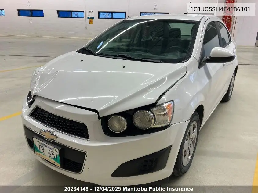 1G1JC5SH4F4186101 2015 Chevrolet Sonic Lt