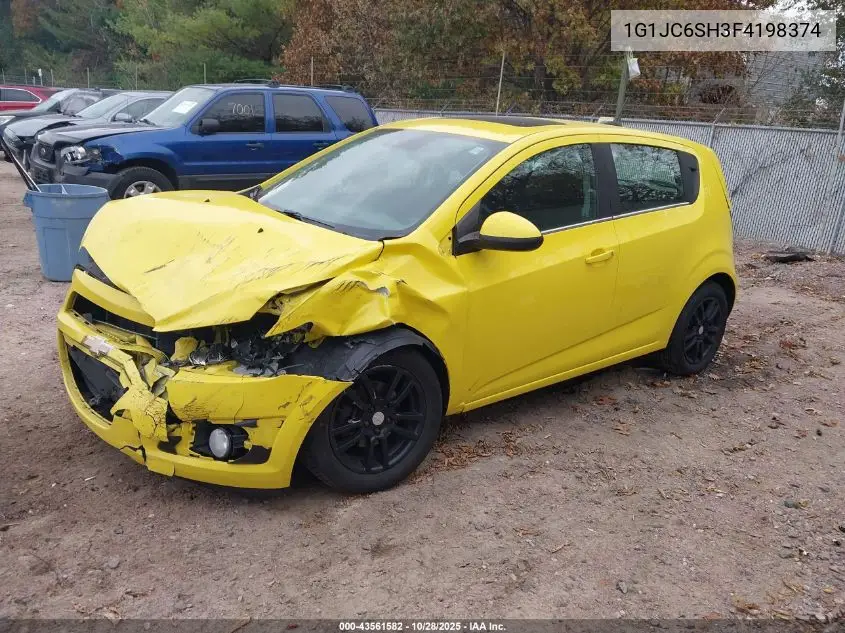 1G1JC6SH3F4198374 2015 Chevrolet Sonic Lt Auto