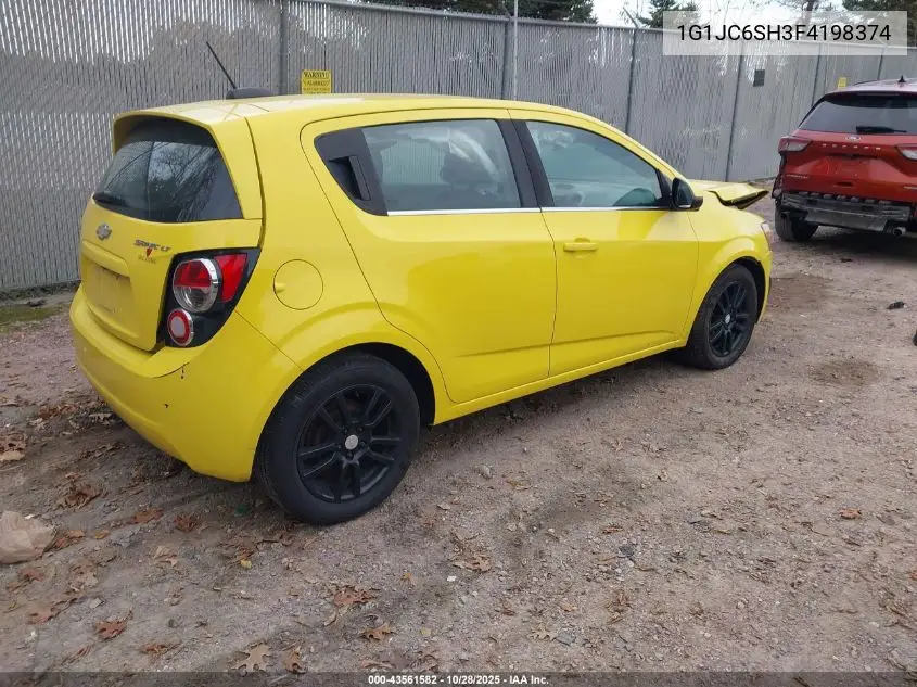 1G1JC6SH3F4198374 2015 Chevrolet Sonic Lt Auto