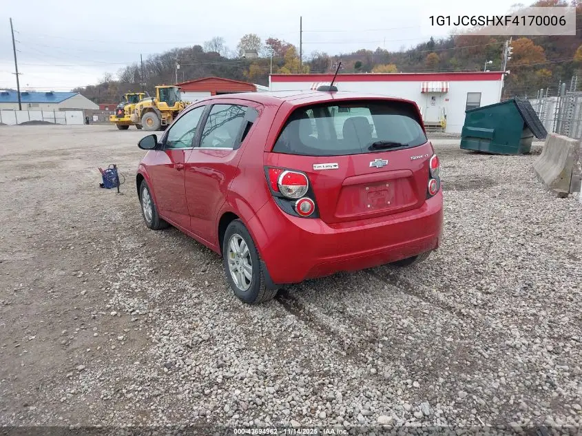 1G1JC6SHXF4170006 2015 Chevrolet Sonic Lt Auto