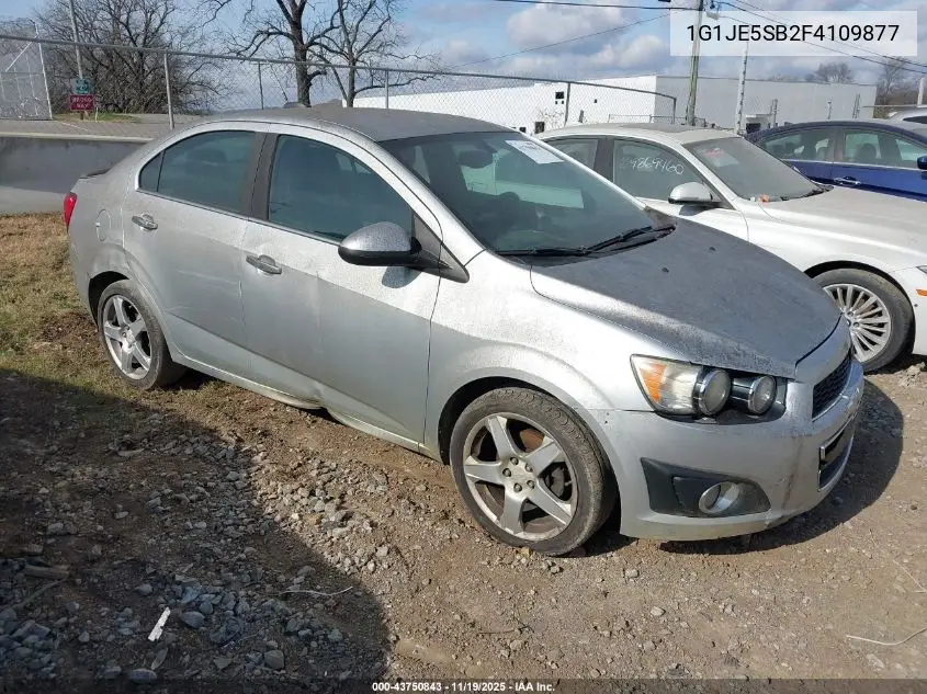 1G1JE5SB2F4109877 2015 Chevrolet Sonic Ltz Auto