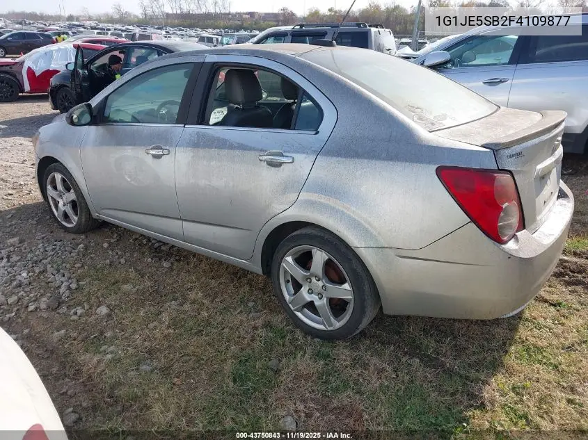 1G1JE5SB2F4109877 2015 Chevrolet Sonic Ltz Auto