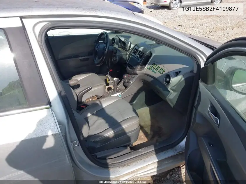 1G1JE5SB2F4109877 2015 Chevrolet Sonic Ltz Auto