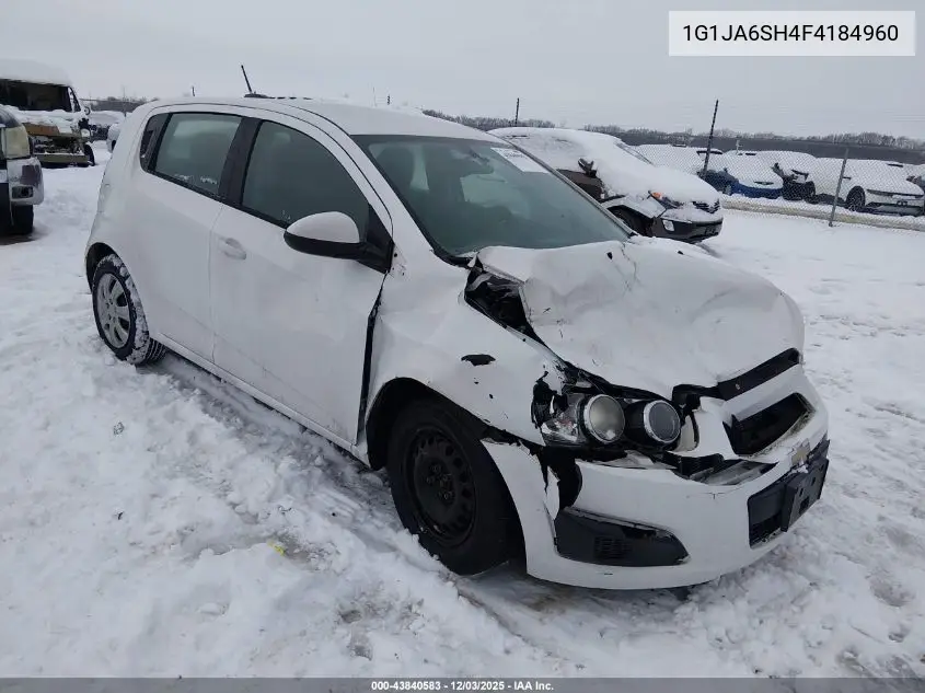 1G1JA6SH4F4184960 2015 Chevrolet Sonic Ls Auto