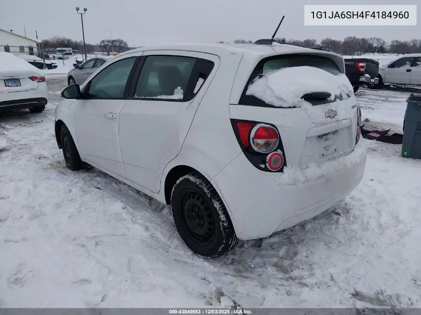 1G1JA6SH4F4184960 2015 Chevrolet Sonic Ls Auto