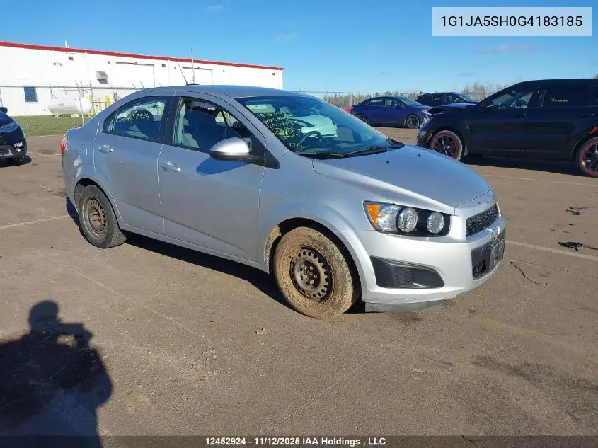 1G1JA5SH0G4183185 2016 Chevrolet Sonic Ls Auto