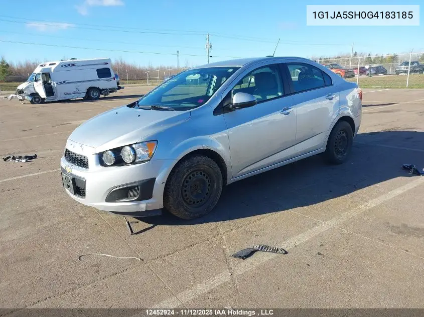 1G1JA5SH0G4183185 2016 Chevrolet Sonic Ls Auto