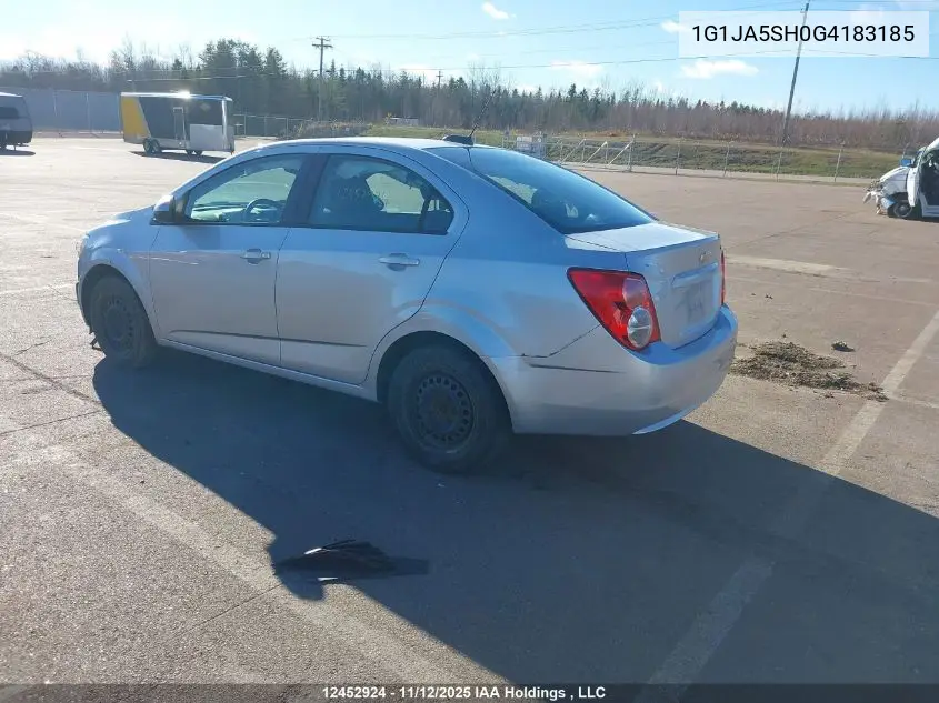 1G1JA5SH0G4183185 2016 Chevrolet Sonic Ls Auto