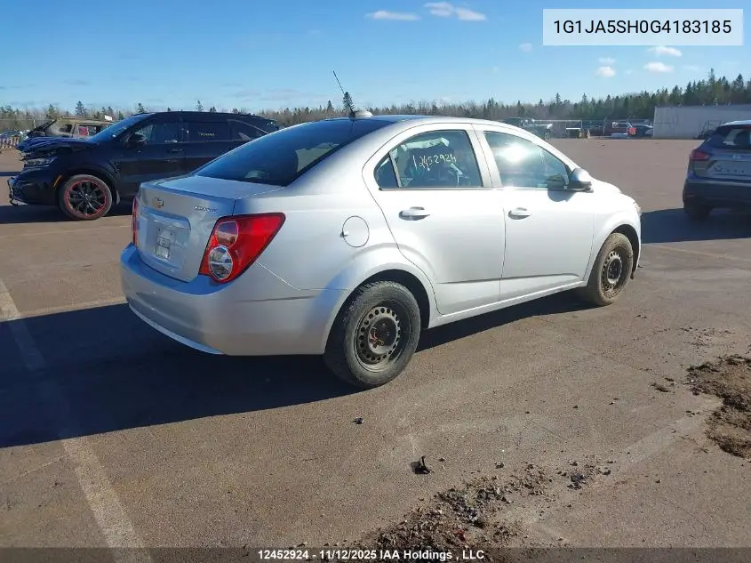 1G1JA5SH0G4183185 2016 Chevrolet Sonic Ls Auto