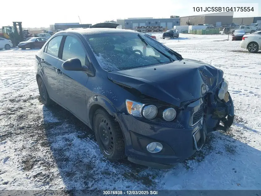 1G1JC5SB1G4175554 2016 Chevrolet Sonic Lt