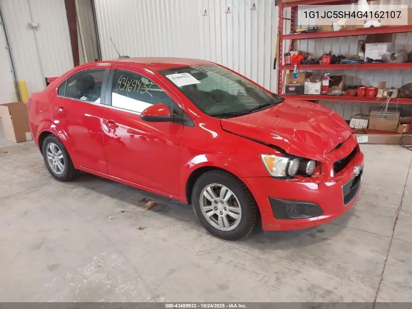 1G1JC5SH4G4162107 2016 Chevrolet Sonic Lt Auto