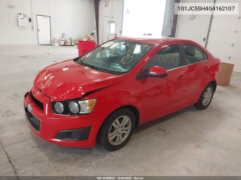 1G1JC5SH4G4162107 2016 Chevrolet Sonic Lt Auto