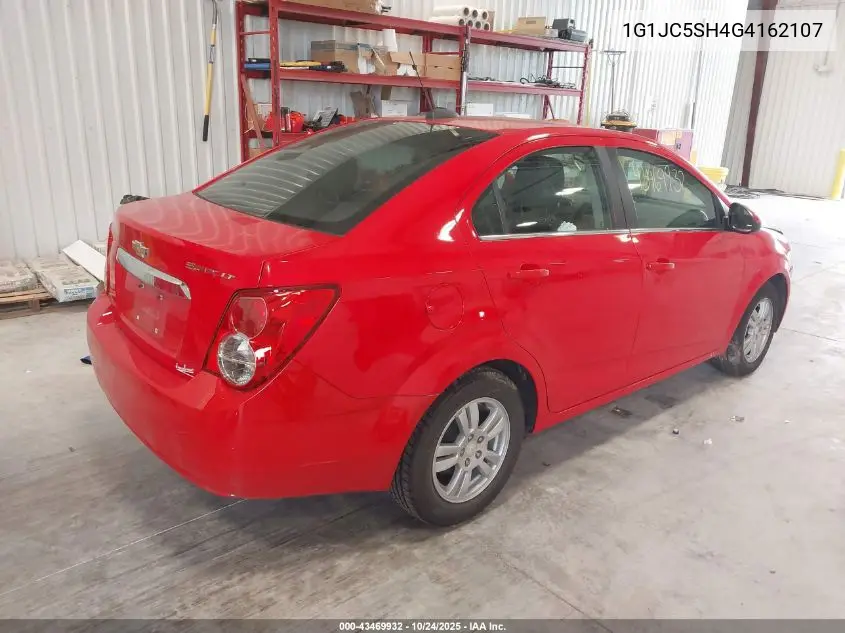 1G1JC5SH4G4162107 2016 Chevrolet Sonic Lt Auto