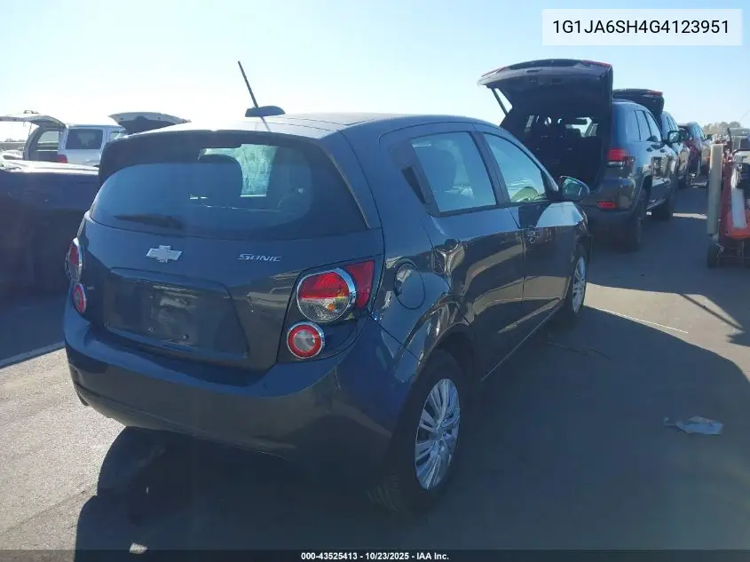 1G1JA6SH4G4123951 2016 Chevrolet Sonic Ls Auto
