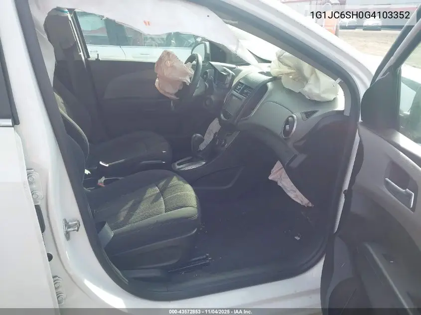 1G1JC6SH0G4103352 2016 Chevrolet Sonic Lt Auto
