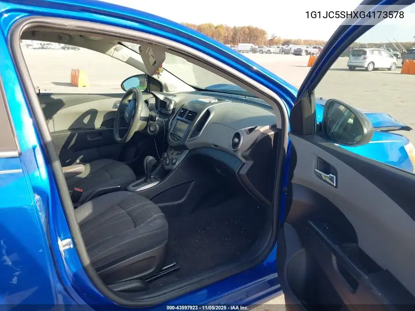 1G1JC5SHXG4173578 2016 Chevrolet Sonic Lt Auto