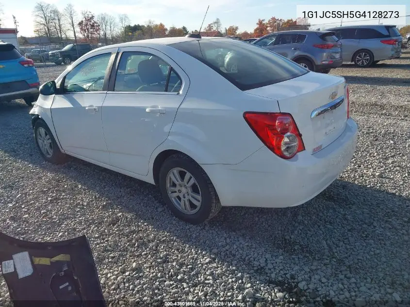 1G1JC5SH5G4128273 2016 Chevrolet Sonic Lt Auto