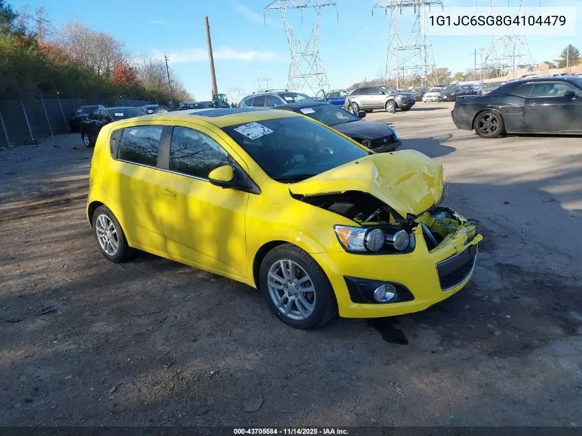 1G1JC6SG8G4104479 2016 Chevrolet Sonic Lt Auto