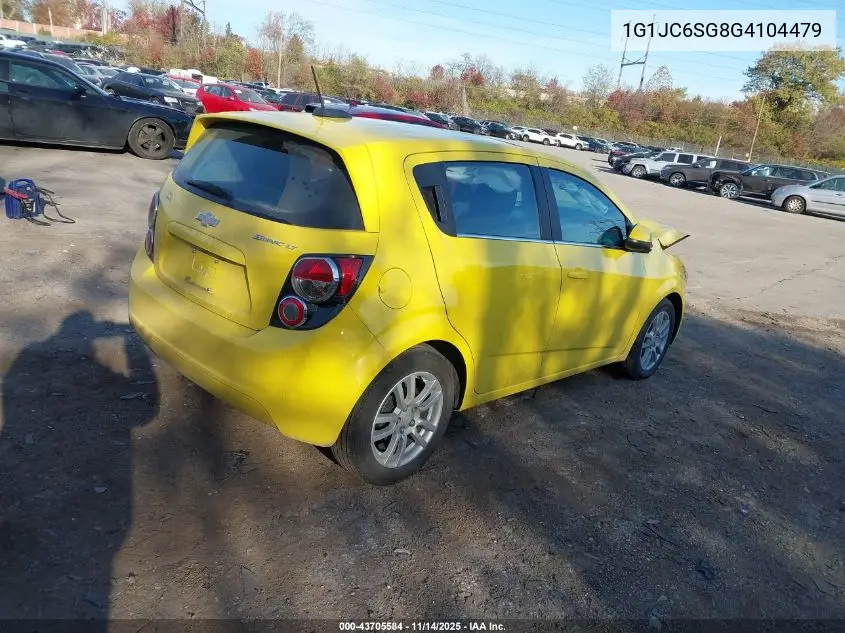 1G1JC6SG8G4104479 2016 Chevrolet Sonic Lt Auto