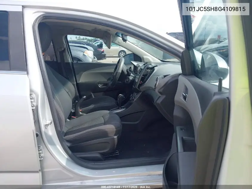 1G1JC5SH8G4109815 2016 Chevrolet Sonic Lt Auto