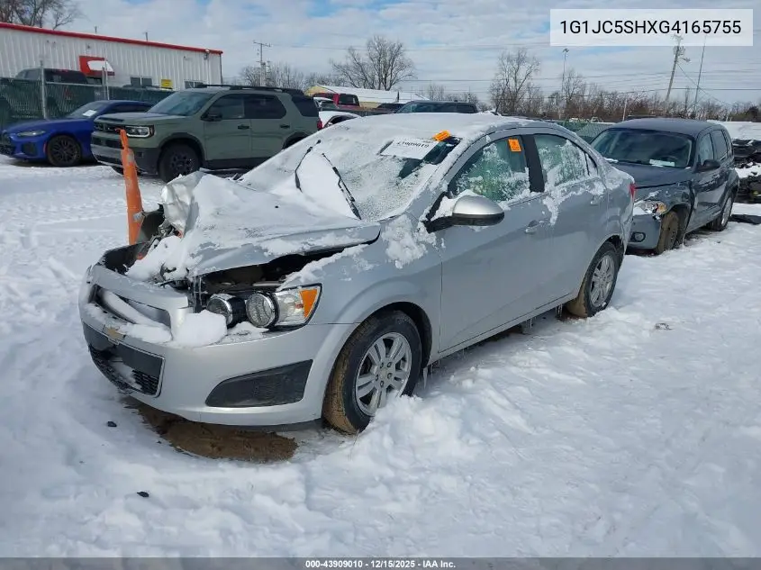 1G1JC5SHXG4165755 2016 Chevrolet Sonic Lt Auto