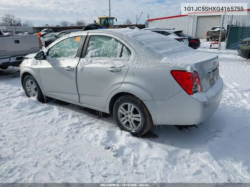 1G1JC5SHXG4165755 2016 Chevrolet Sonic Lt Auto
