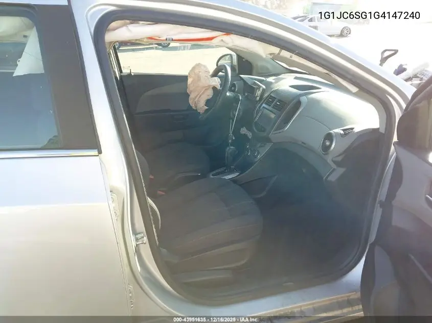 1G1JC6SG1G4147240 2016 Chevrolet Sonic Lt Auto