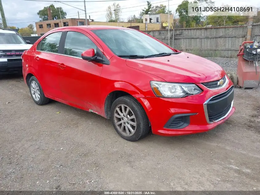 1G1JD5SH2H4108691 2017 Chevrolet Sonic Lt Auto