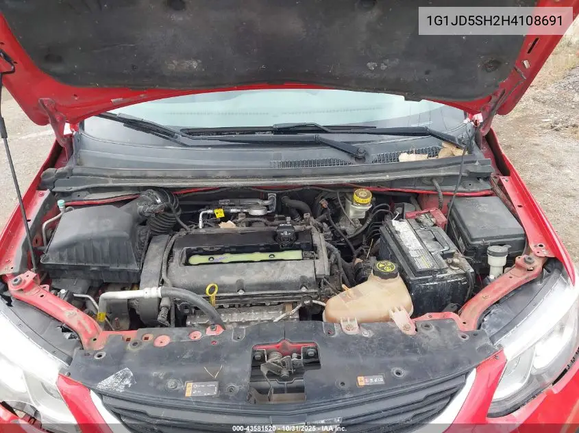 1G1JD5SH2H4108691 2017 Chevrolet Sonic Lt Auto