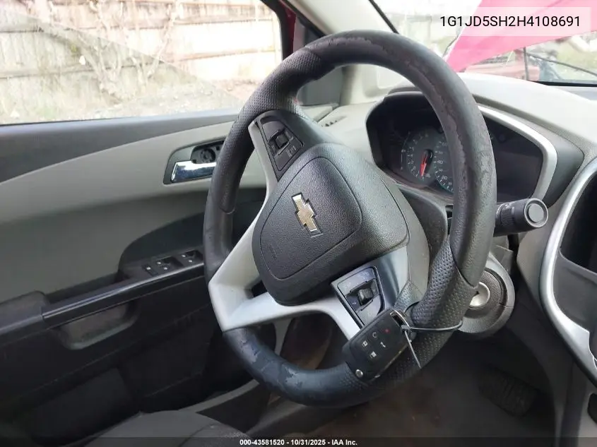 1G1JD5SH2H4108691 2017 Chevrolet Sonic Lt Auto