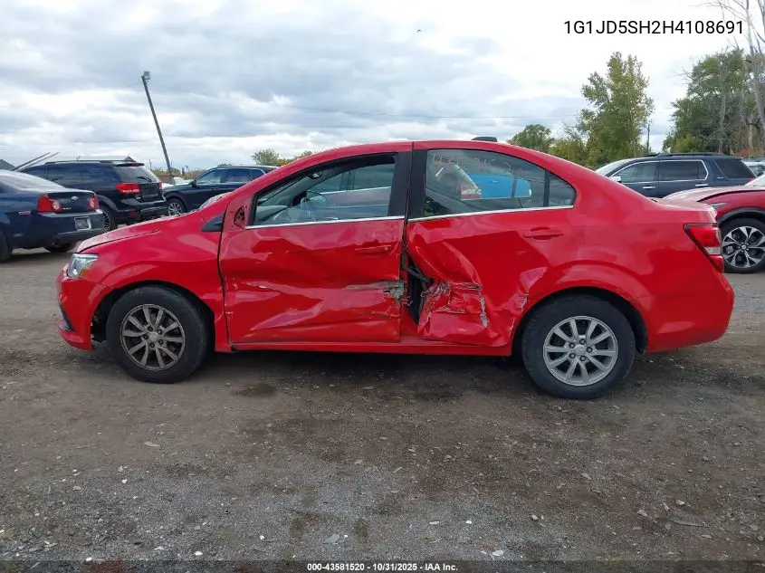 1G1JD5SH2H4108691 2017 Chevrolet Sonic Lt Auto