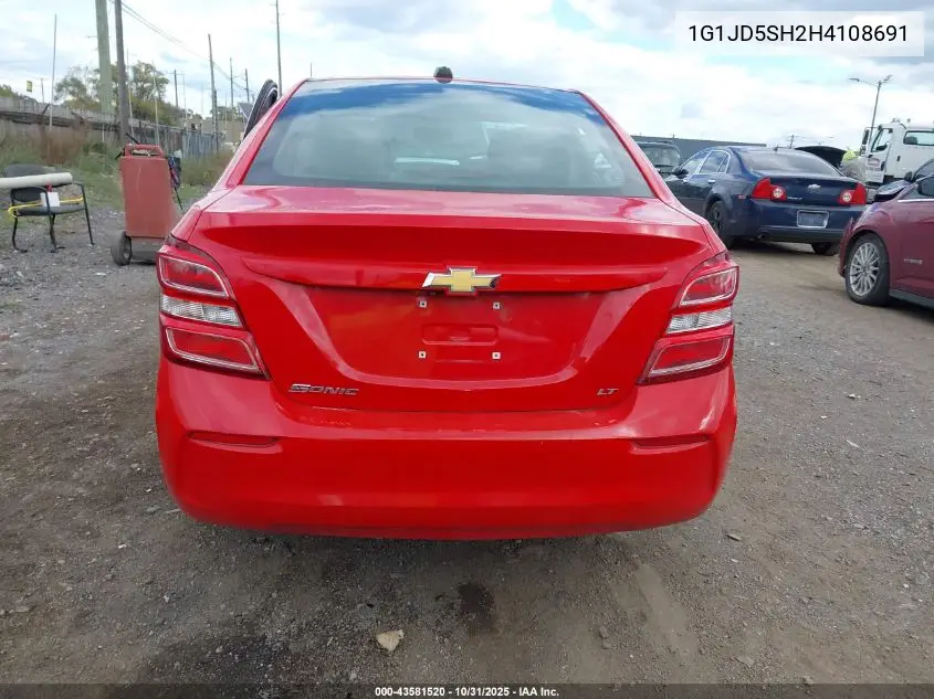 1G1JD5SH2H4108691 2017 Chevrolet Sonic Lt Auto