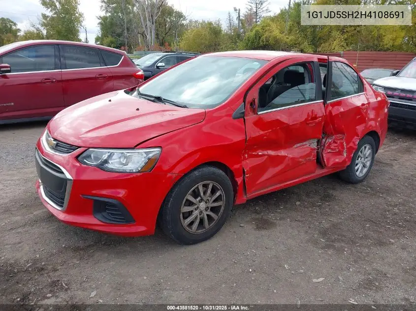 1G1JD5SH2H4108691 2017 Chevrolet Sonic Lt Auto