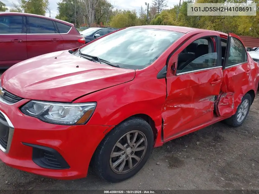1G1JD5SH2H4108691 2017 Chevrolet Sonic Lt Auto