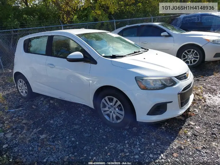1G1JG6SH1H4148936 2017 Chevrolet Sonic Lt Auto