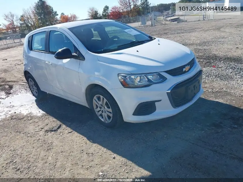 1G1JG6SH9H4145489 2017 Chevrolet Sonic Lt Auto