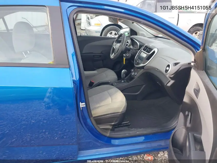 1G1JB5SH5H4151055 2017 Chevrolet Sonic Ls Auto