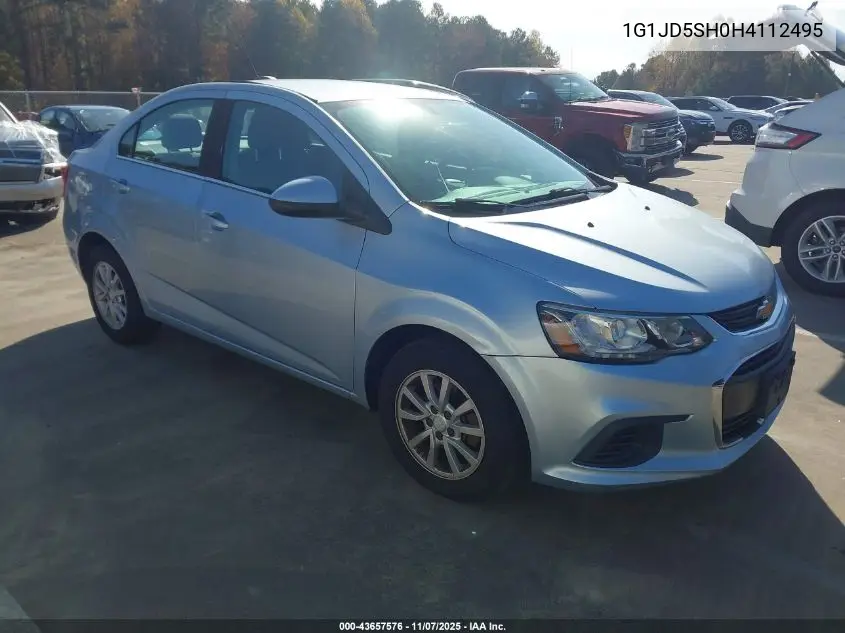 1G1JD5SH0H4112495 2017 Chevrolet Sonic Lt Auto