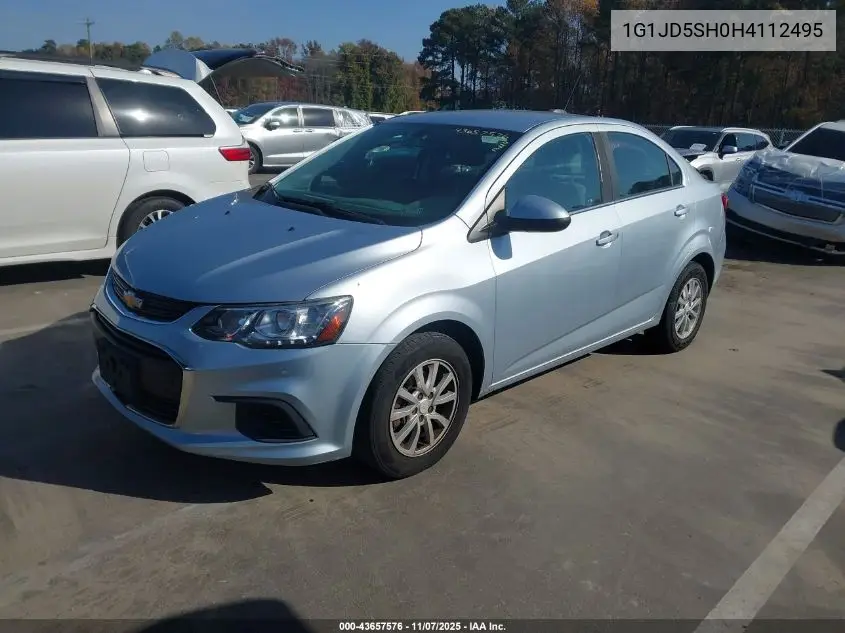 1G1JD5SH0H4112495 2017 Chevrolet Sonic Lt Auto