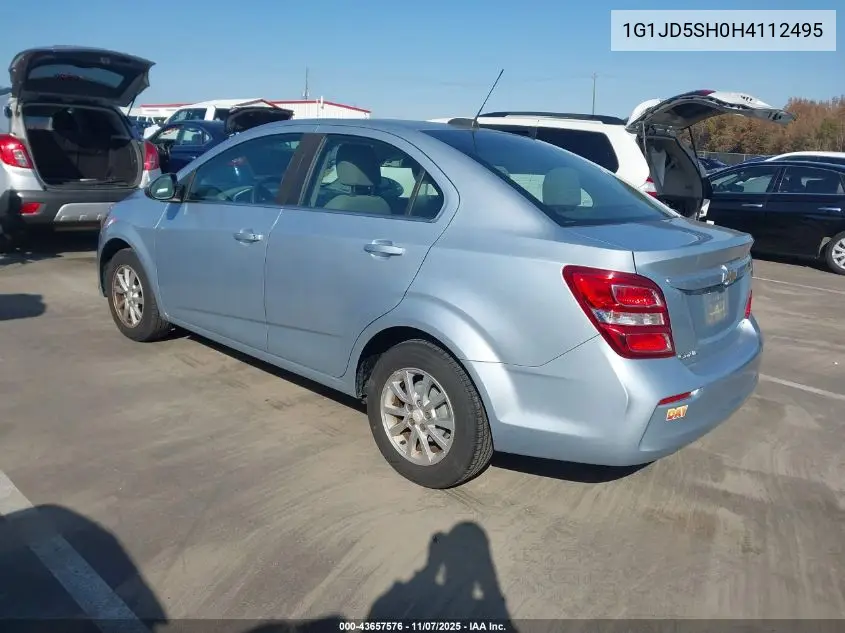 1G1JD5SH0H4112495 2017 Chevrolet Sonic Lt Auto