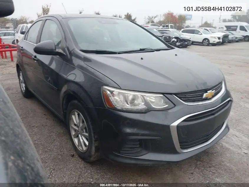 1G1JD5SB4H4102872 2017 Chevrolet Sonic Lt Auto