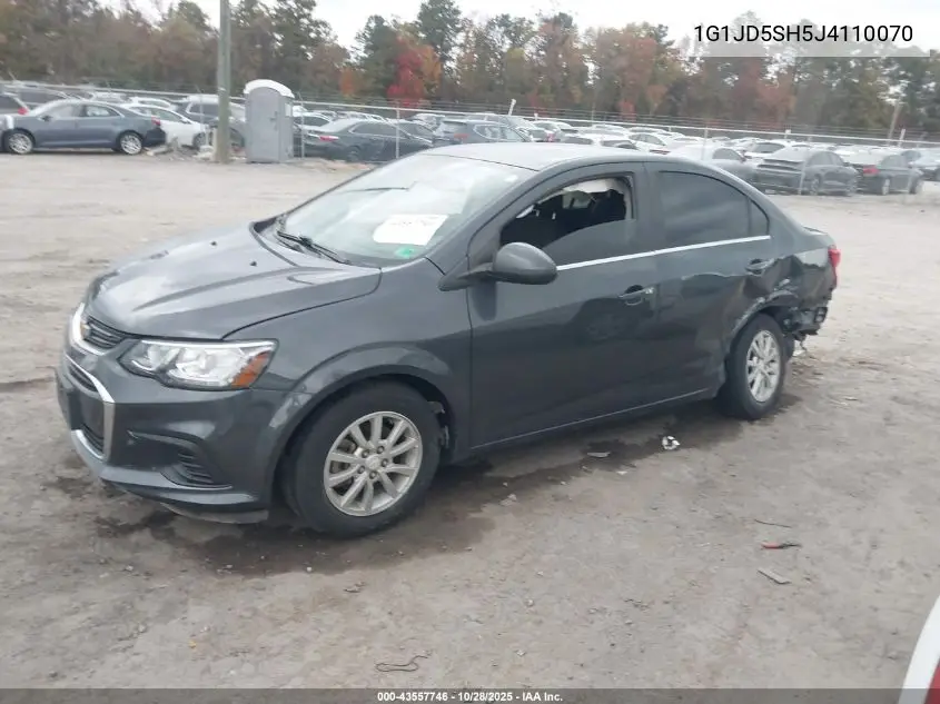 1G1JD5SH5J4110070 2018 Chevrolet Sonic Lt Auto