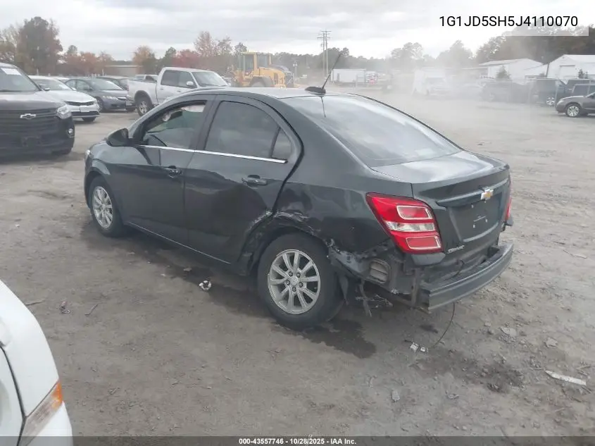 1G1JD5SH5J4110070 2018 Chevrolet Sonic Lt Auto