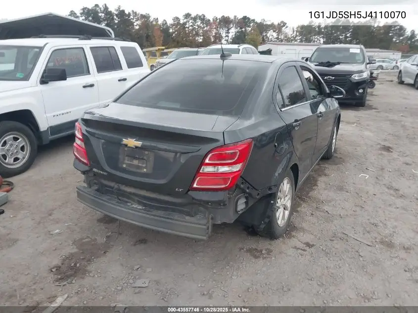 1G1JD5SH5J4110070 2018 Chevrolet Sonic Lt Auto