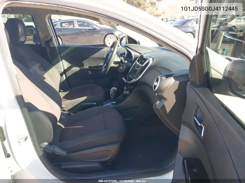 1G1JD5SG0J4112445 2018 Chevrolet Sonic Lt Auto