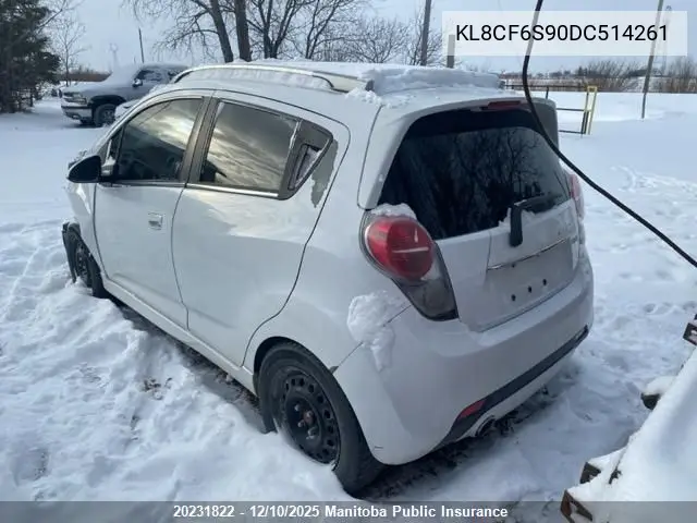 KL8CF6S90DC514261 2013 Chevrolet Spark Lt