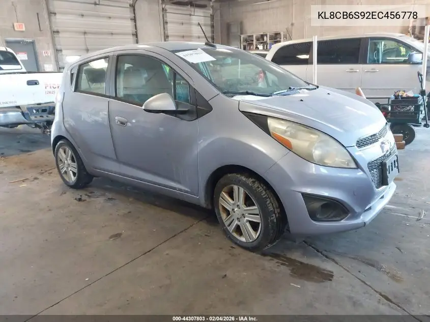 KL8CB6S92EC456778 2014 Chevrolet Spark Ls Auto