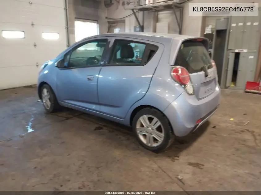 KL8CB6S92EC456778 2014 Chevrolet Spark Ls Auto