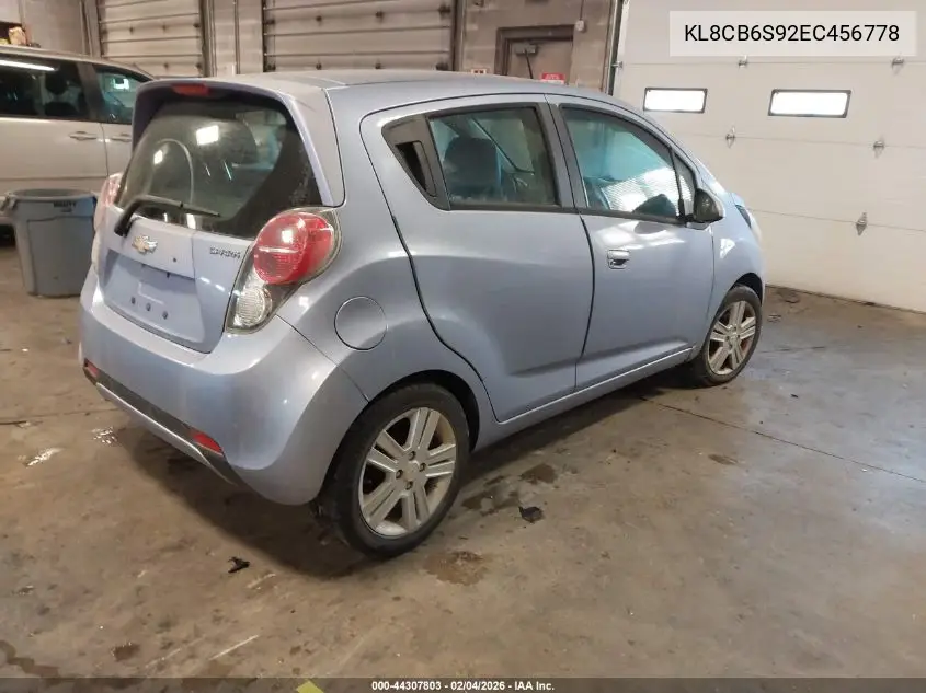 KL8CB6S92EC456778 2014 Chevrolet Spark Ls Auto